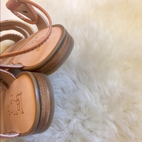 Latigo Gem Ankle Tie Flat Leather Sandals - Picture 5 of 8